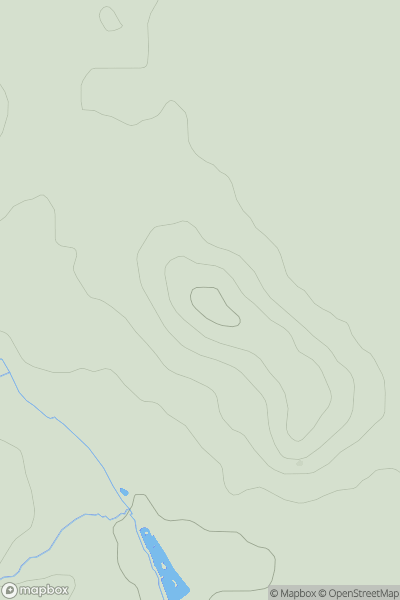 Thumbnail image for Long Hill [Central and Eastern England] showing contour plot for surrounding peak